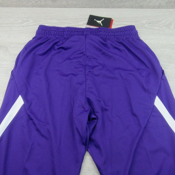 Jordan Alpha Gym Training Pants Purple Taper Leg - Picture 8 of 11
